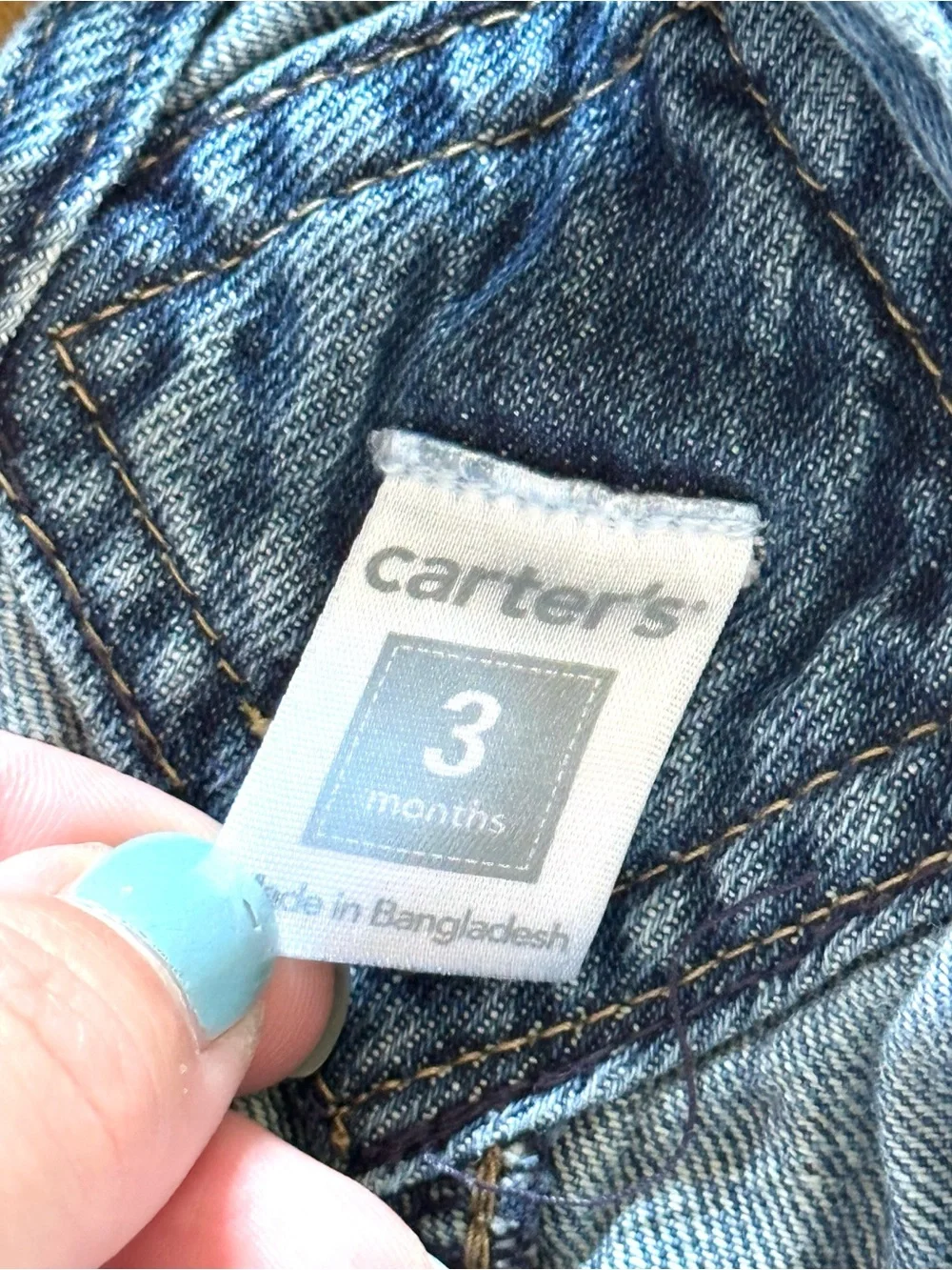 Classic Blue Denim Blue Kids 3M Overalls by Carter’s